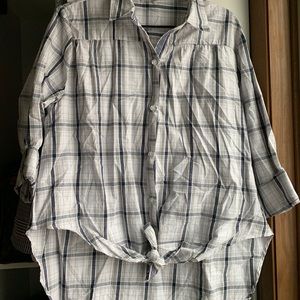 Button up top with front tie